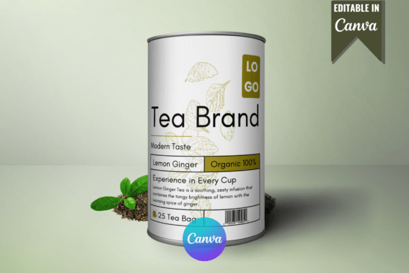 Download Tea Label Canva Template - Premium Bundle