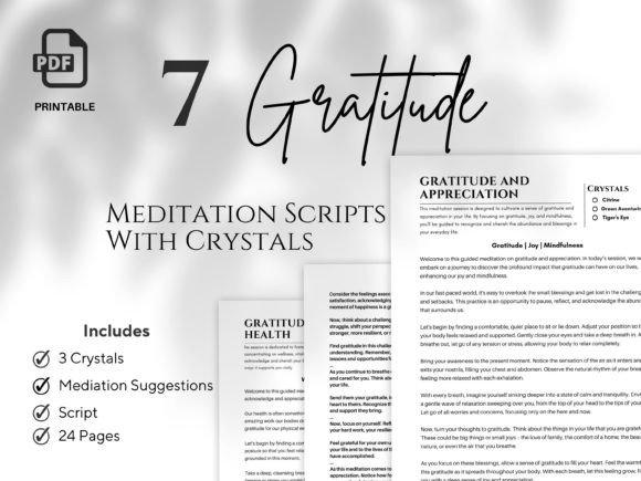 Download Gratitude Meditation Scripts - Premium Resources